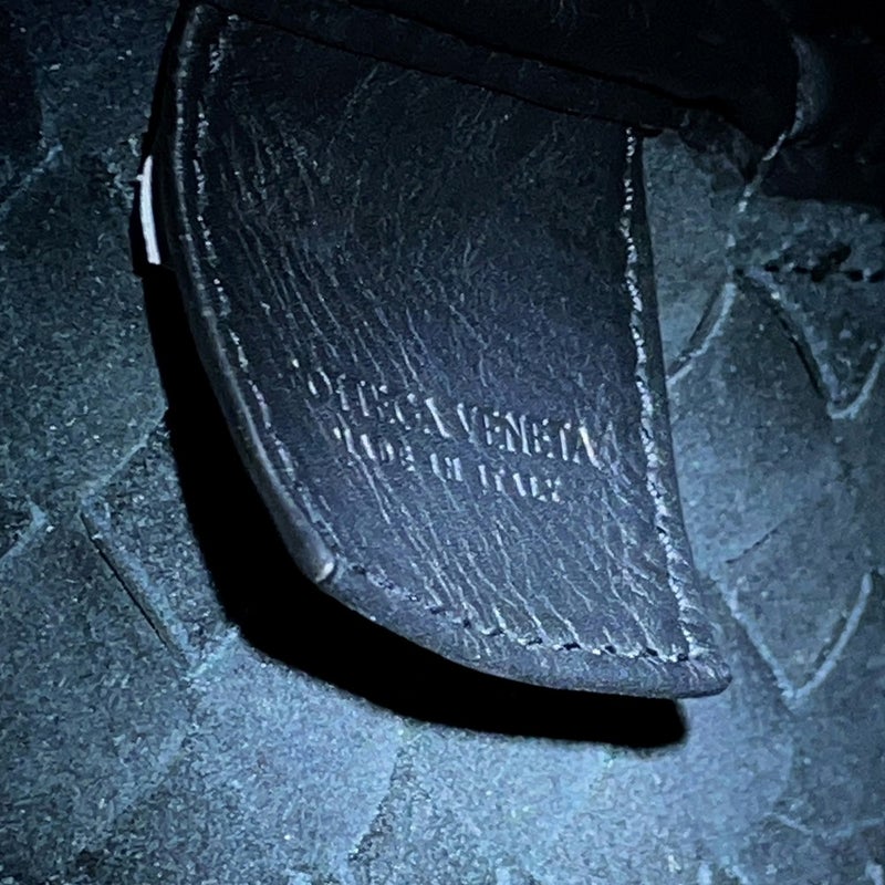 ボッテガヴェネタ リュック イントレチャート バックパック レザー 653118 BOTTEGA VENETA 黒 メンズ