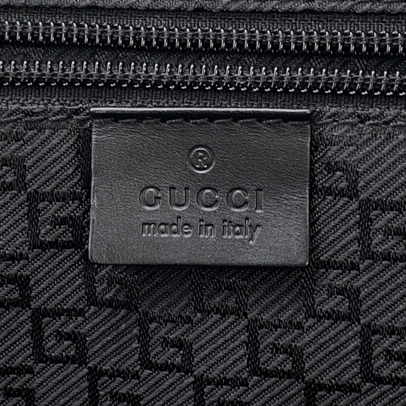 グッチ ボストンバッグ ロゴ ナイロンキャンバス 114674 GUCCI ２wayショルダー 旅行バッグ 黒