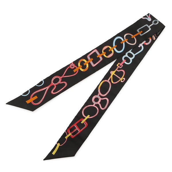 エルメス スカーフ ツイリー ド・レ・ブックル Do Re Boucles HERMES シルク 2023春夏