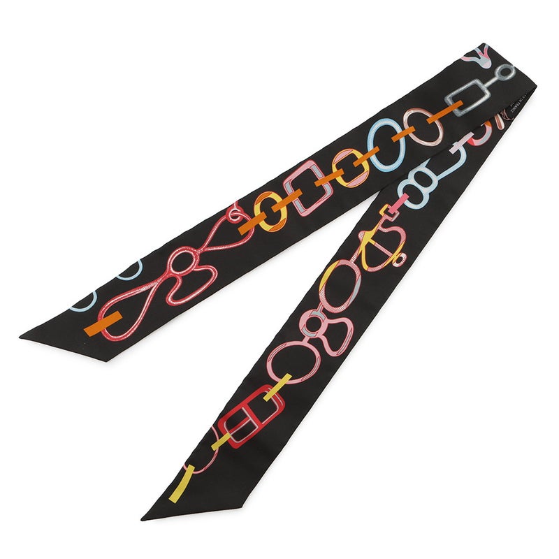 エルメス スカーフ ツイリー ド・レ・ブックル Do Re Boucles HERMES シルク 2023春夏