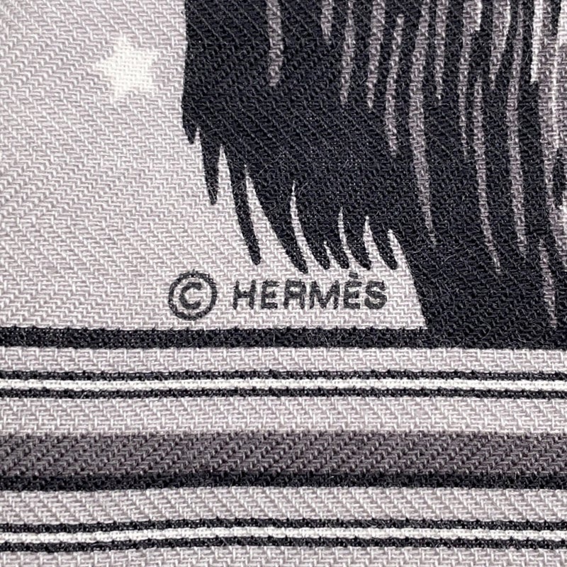 エルメス スカーフ カレ65 ガルルルルル!GRRRRR!  HERMES カシミヤ シルク2023年秋冬