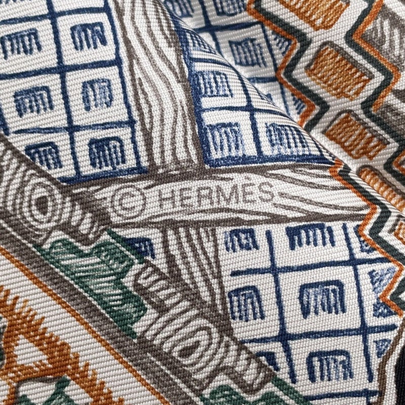 エルメス スカーフ カレ90 Super Silk Quest スーパー・シルク・クエスト HERMES シルク 2023年秋