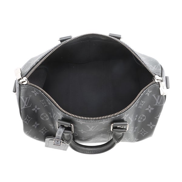 ルイヴィトン ハンドバッグ モノグラム・エクリプス リバース キーポル・バンドリエール 35 M46655 2way ショルダー 黒 ブラック