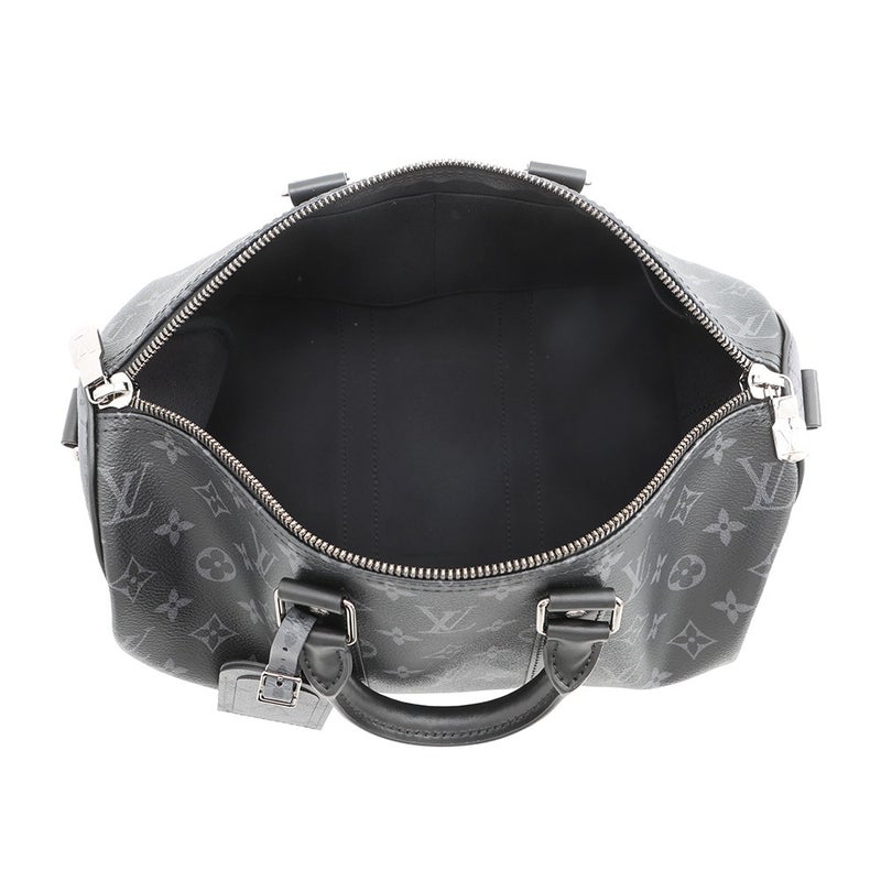 ルイヴィトン ハンドバッグ モノグラム・エクリプス リバース キーポル・バンドリエール 35 M46655 2way ショルダー 黒 ブラック