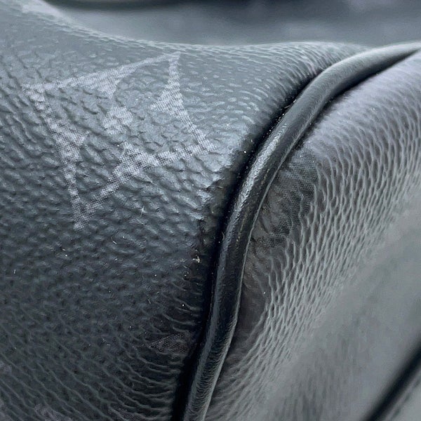 ルイヴィトン ハンドバッグ モノグラム・エクリプス リバース キーポル・バンドリエール 35 M46655 2way ショルダー 黒 ブラック