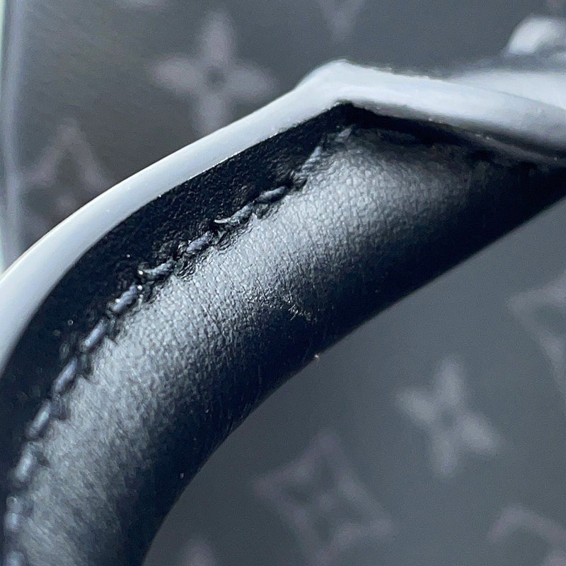 ルイヴィトン ハンドバッグ モノグラム・エクリプス リバース キーポル・バンドリエール 35 M46655 2way ショルダー 黒 ブラック