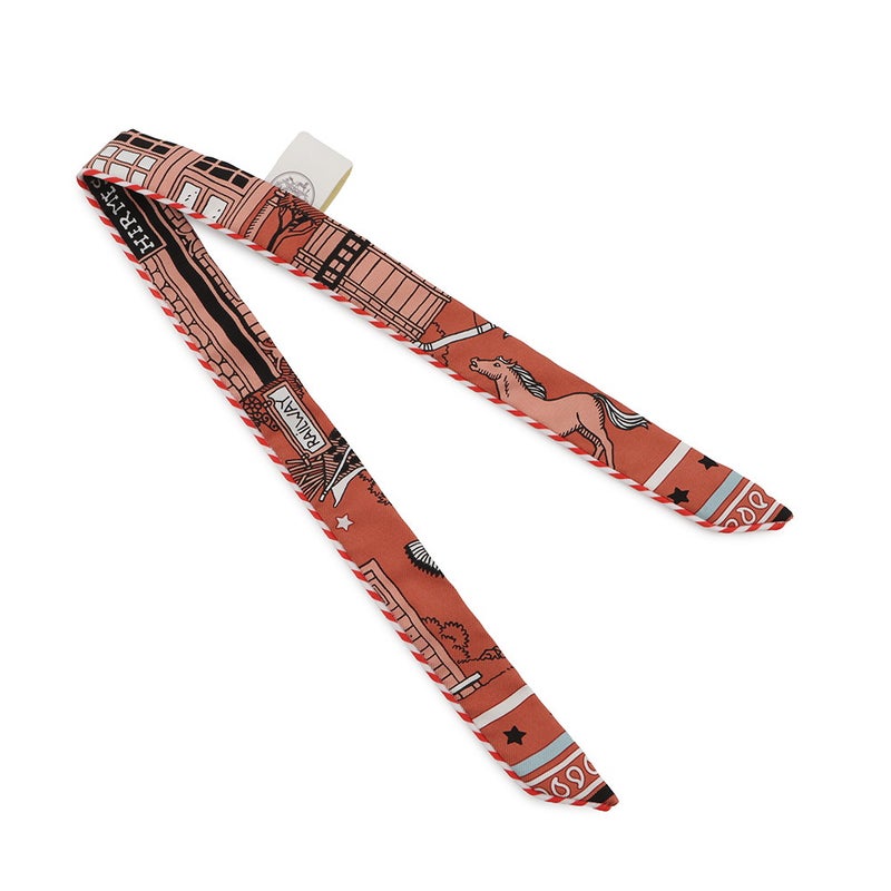 エルメス スカーフ ツイリー ドール キャンディ エルメス パリ ステーション シルク HERMES 2022秋冬