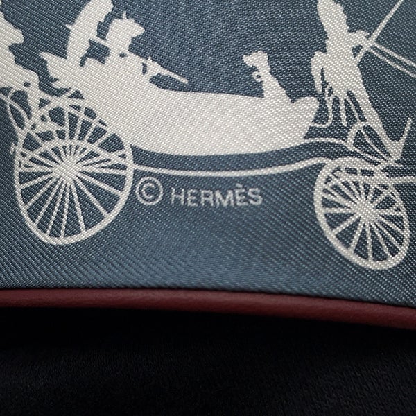 エルメス スカーフ ツイリー 車輪でめぐるパリ・ドゥ・トゥジュール HERMES シルク 2023年秋冬