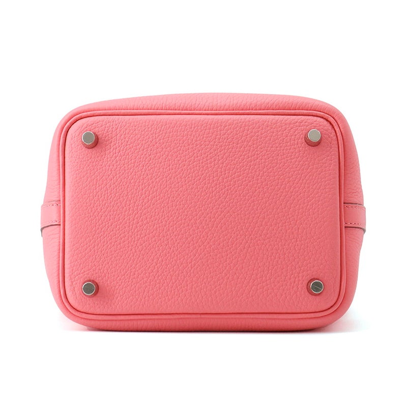 エルメス ハンドバッグ ピコタンロックPM ローズアザレ/シルバー金具 トリヨンクレマンス W刻印