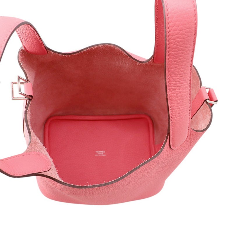 エルメス ハンドバッグ ピコタンロックPM ローズアザレ/シルバー金具 トリヨンクレマンス W刻印