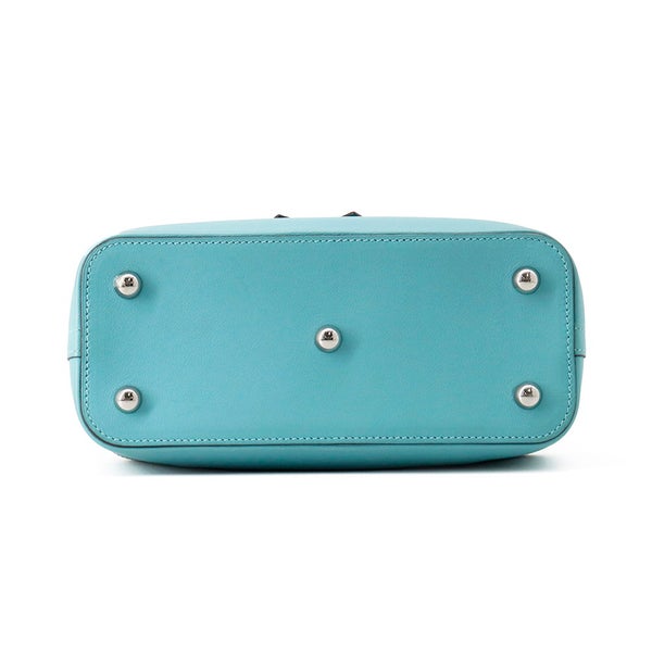 エルメス ハンドバッグ ボリード スクレ ブルーサンシール/シルバー金具 スイフト T刻印