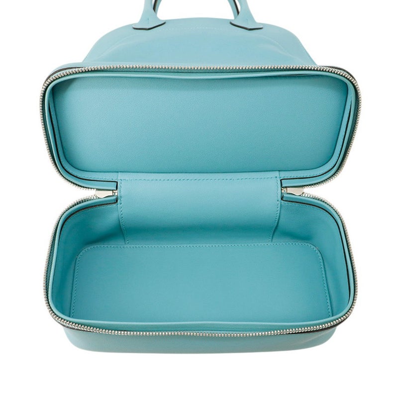 エルメス ハンドバッグ ボリード スクレ ブルーサンシール/シルバー金具 スイフト T刻印