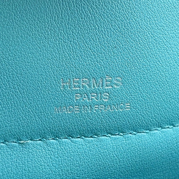 エルメス ハンドバッグ ボリード スクレ ブルーサンシール/シルバー金具 スイフト T刻印