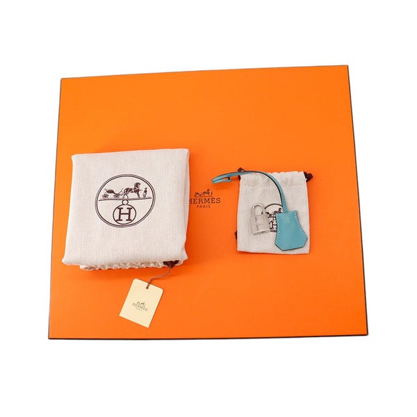 エルメス ハンドバッグ ボリード スクレ ブルーサンシール/シルバー金具 スイフト T刻印