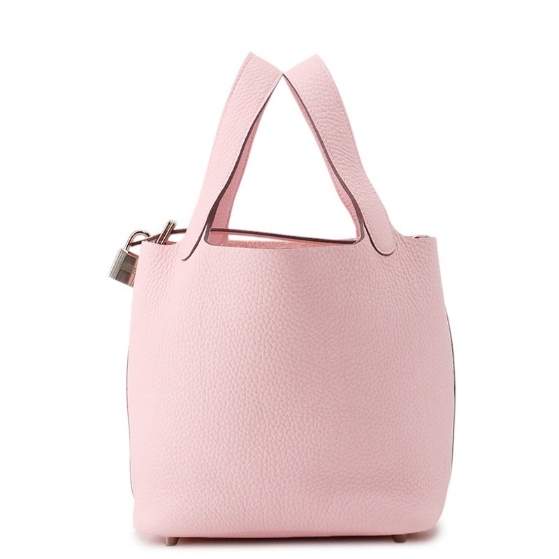 エルメス ハンドバッグ ピコタンロックPM ローズサクラ/シルバー金具 トリヨンクレマンス U刻印