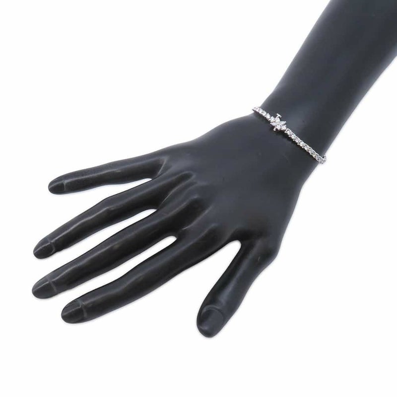 ティファニー ブレスレット ビクトリア ダイヤモンド ライン ブレスレット ダイヤモンド Pt950プラチナ Tiffany&Co. ジュエリー