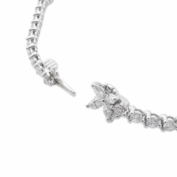 ティファニー ブレスレット ビクトリア ダイヤモンド ライン ブレスレット ダイヤモンド Pt950プラチナ Tiffany&Co. ジュエリー