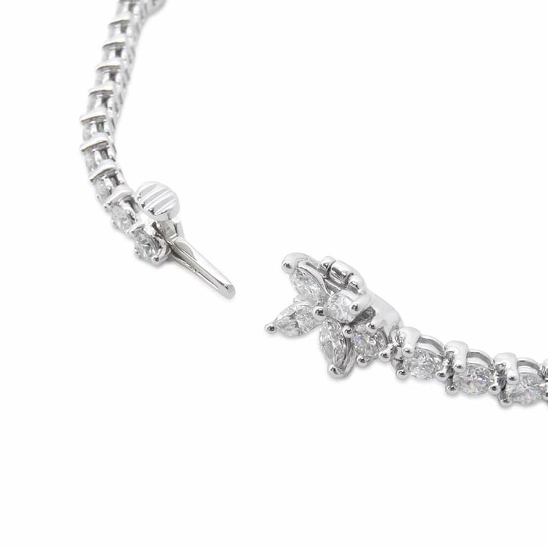 ティファニー ブレスレット ビクトリア ダイヤモンド ライン ブレスレット ダイヤモンド Pt950プラチナ Tiffany&Co. ジュエリー