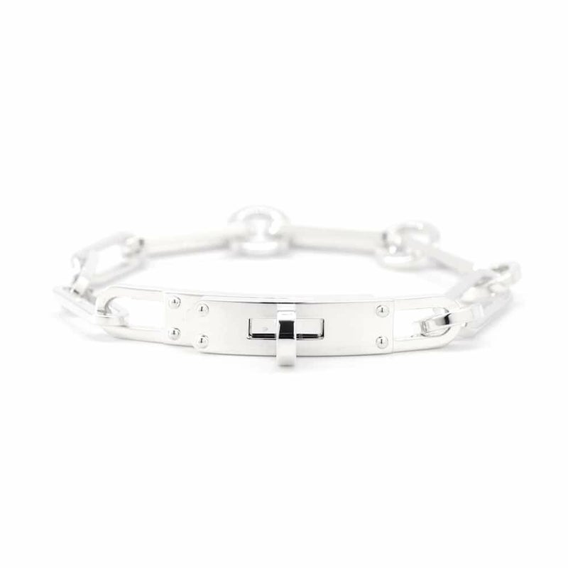 エルメス ブレスレット ケリー シェーヌ シンプルトゥール チェーン SV925シルバー サイズ16 HERMES ジュエリー