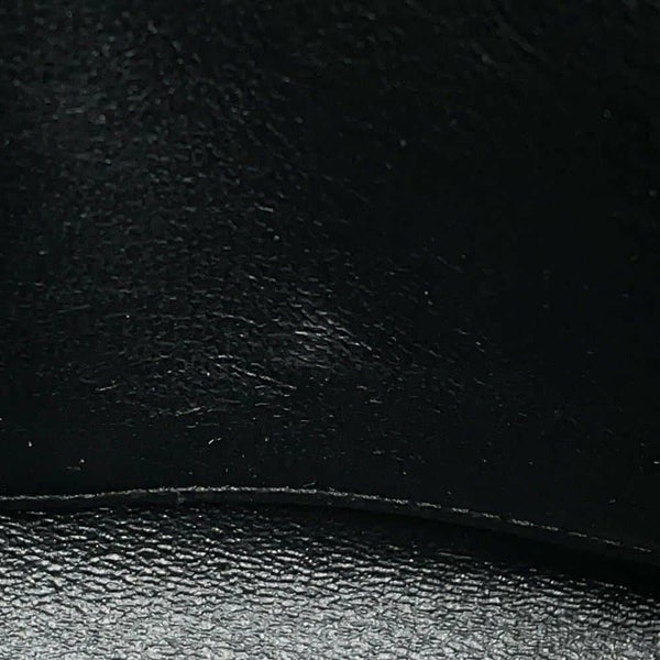 シャネル ハンドバッグ シェブロン ココマーク ボーリングバッグ ラムスキン CHANEL 2way 黒