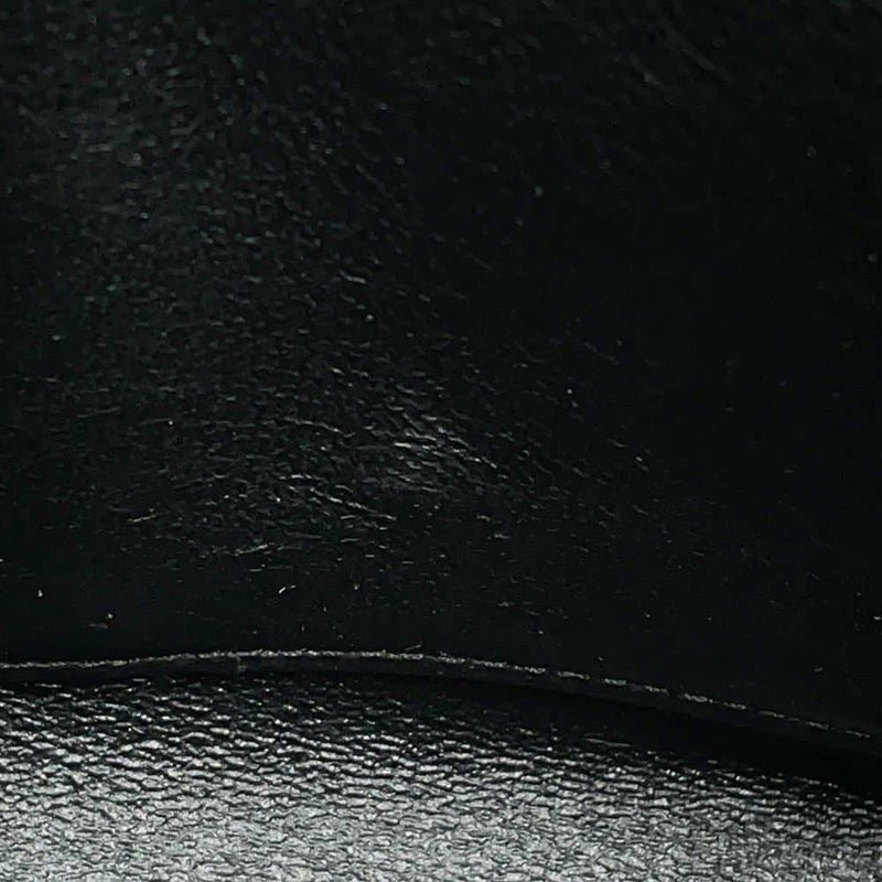 シャネル ハンドバッグ シェブロン ココマーク ボーリングバッグ ラムスキン CHANEL 2way 黒