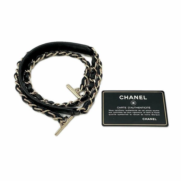 シャネル ハンドバッグ シェブロン ココマーク ボーリングバッグ ラムスキン CHANEL 2way 黒