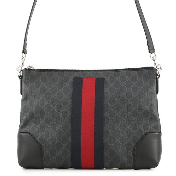 グッチ メッセンジャーバッグ GGスプリーム メッセンジャーバッグ 474139 GUCCI 黒