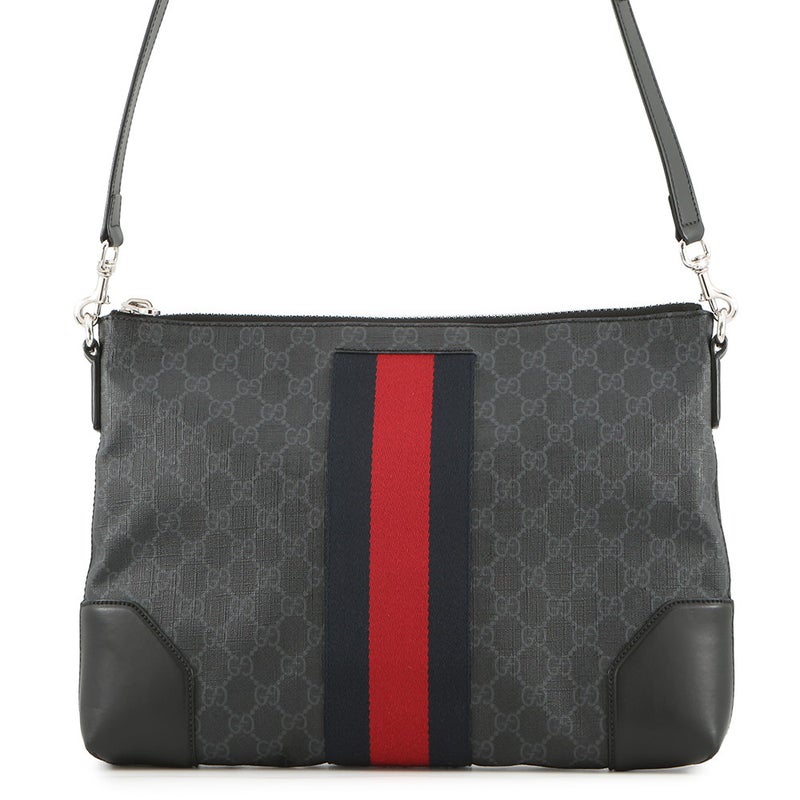 グッチ メッセンジャーバッグ GGスプリーム メッセンジャーバッグ 474139 GUCCI 黒