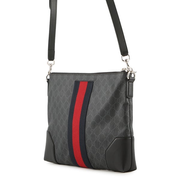 グッチ メッセンジャーバッグ GGスプリーム メッセンジャーバッグ 474139 GUCCI 黒