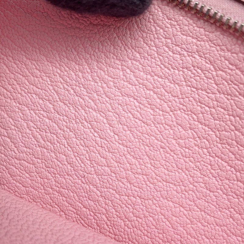 エルメス 長財布 ベアンスフレ ローズサクラ/シルバー金具 シェブルミゾル T刻印 財布