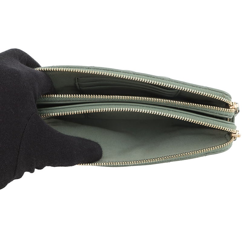 シャネル チェーンウォレット ココマーク マトラッセ キルティング キャビアスキン A82527 CHANEL 財布