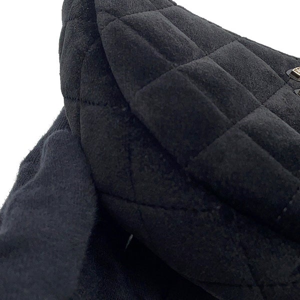 シャネル チェーンショルダーバッグ ココマーク マトラッセ ラインストーン ベロア CHANEL ノベルティ 2024イヤーズギフト 黒