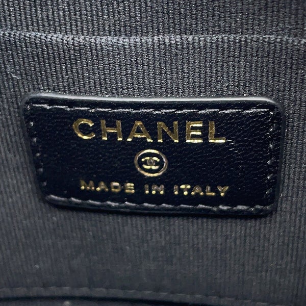 シャネル チェーンショルダーバッグ ココマーク マトラッセ ラインストーン ベロア CHANEL ノベルティ 2024イヤーズギフト 黒