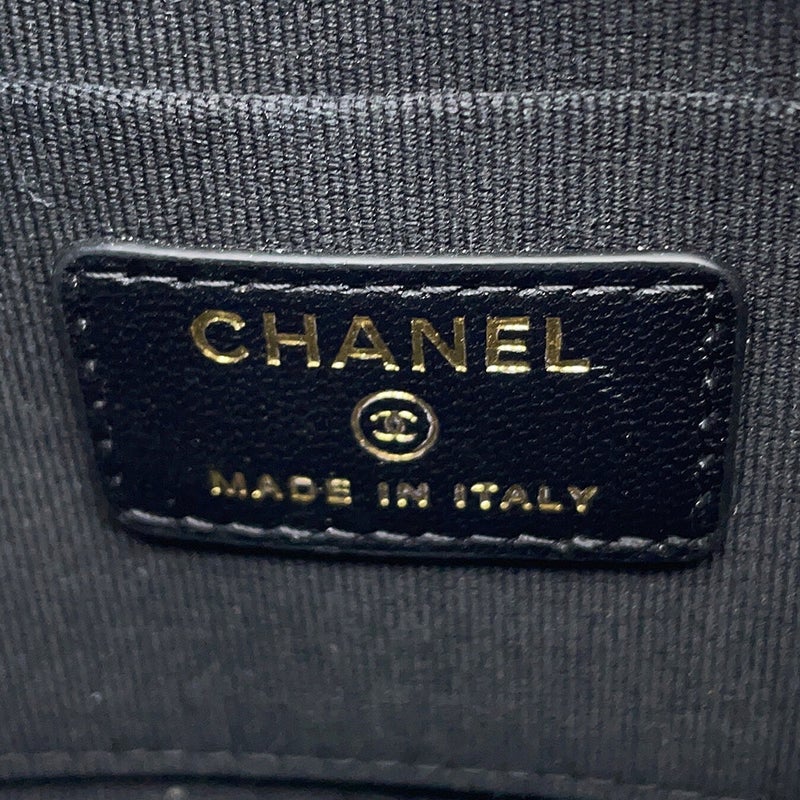 シャネル チェーンショルダーバッグ ココマーク マトラッセ ラインストーン ベロア CHANEL ノベルティ 2024イヤーズギフト 黒