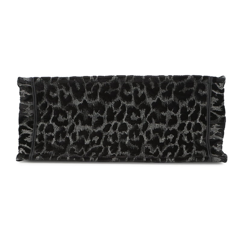 クリスチャン・ディオール トートバッグ ブックトート レオパード ミディアム M1296ZTGT Christian Dior 黒