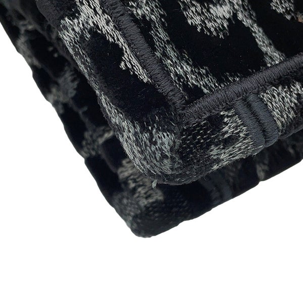 クリスチャン・ディオール トートバッグ ブックトート レオパード ミディアム M1296ZTGT Christian Dior 黒