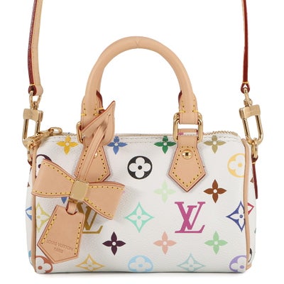 ルイヴィトン ハンドバッグ モノグラム・マルチカラー LV × TM ナノ 