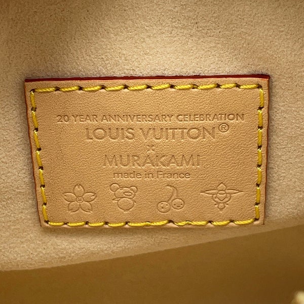 ルイヴィトン ハンドバッグ モノグラム・マルチカラー LV × TM ナノ・スピーディ M13391 2way 白 ホワイト 村上隆 コラボ