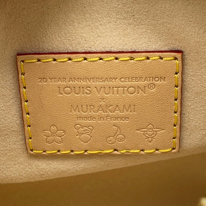 ルイヴィトン ハンドバッグ モノグラム・マルチカラー LV × TM ナノ・スピーディ M13391 2way 白 ホワイト 村上隆 コラボ