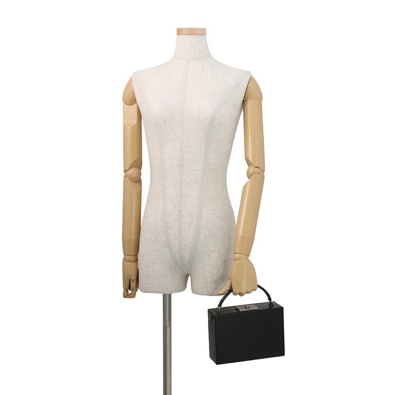 サンローランパリ バニティ バッグ パテント SAINT LAURENT PARIS ２wayショルダー 黒