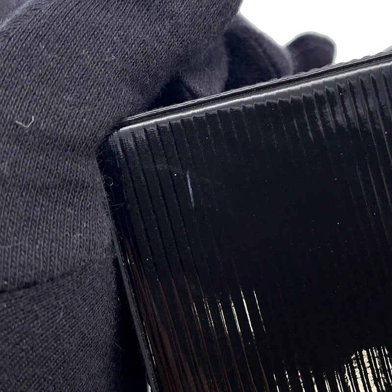 サンローランパリ バニティ バッグ パテント SAINT LAURENT PARIS ２wayショルダー 黒