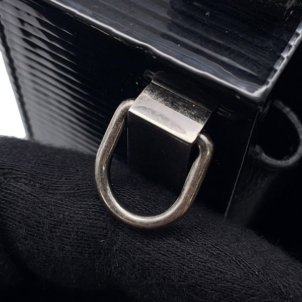 サンローランパリ バニティ バッグ パテント SAINT LAURENT PARIS ２wayショルダー 黒