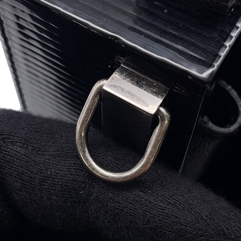 サンローランパリ バニティ バッグ パテント SAINT LAURENT PARIS ２wayショルダー 黒