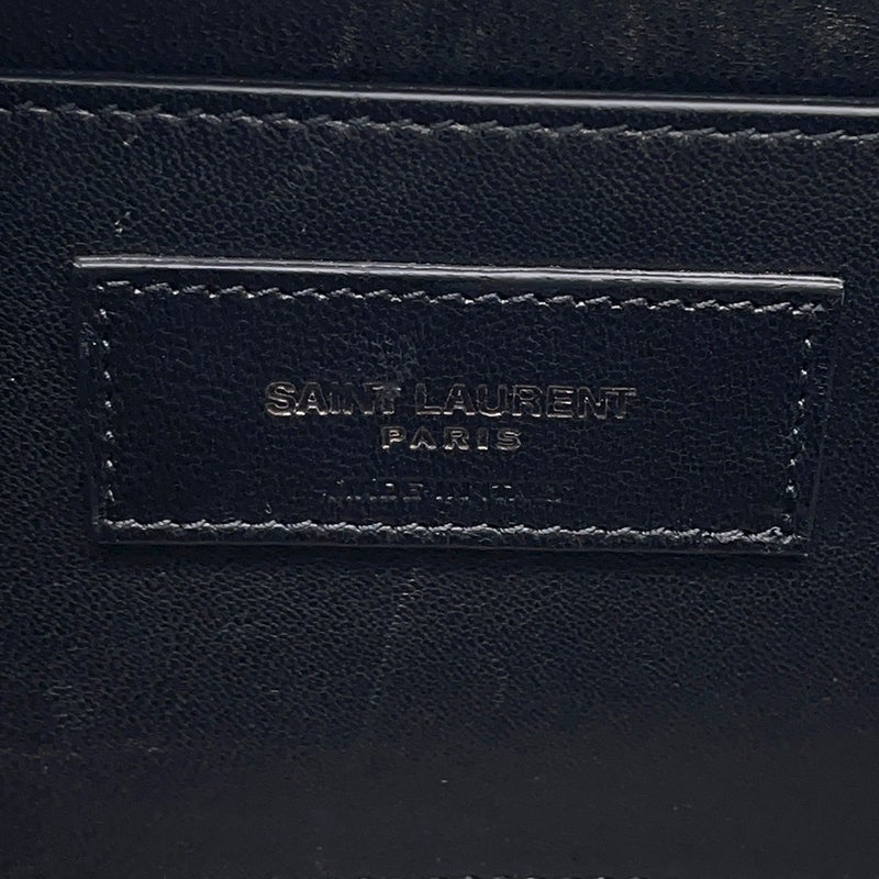 サンローランパリ バニティ バッグ パテント SAINT LAURENT PARIS ２wayショルダー 黒