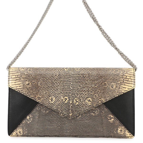 デルヴォー チェーンショルダーバッグ リザード Delvaux デルボー クラッチバッグ