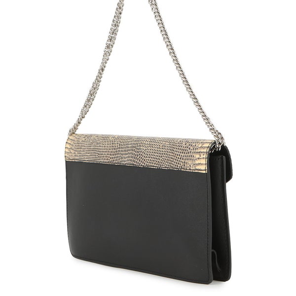 デルヴォー チェーンショルダーバッグ リザード Delvaux デルボー クラッチバッグ