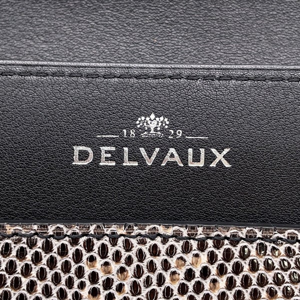 デルヴォー チェーンショルダーバッグ リザード Delvaux デルボー クラッチバッグ