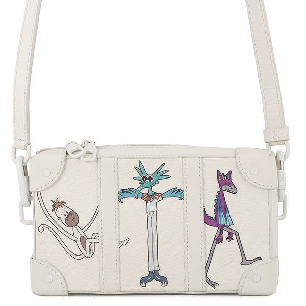 ルイヴィトン ショルダーバッグ モノグラム・トリヨン ソフトトランク・ウォレット M80146 長財布 LVフレンド 白 ヴァージル・アブロー