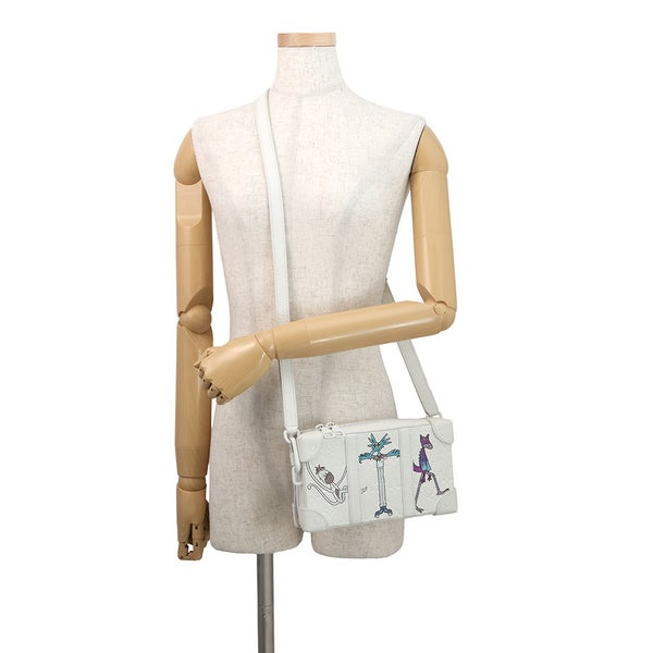 ルイヴィトン ショルダーバッグ モノグラム・トリヨン ソフトトランク・ウォレット M80146 長財布 LVフレンド 白 ヴァージル・アブロー