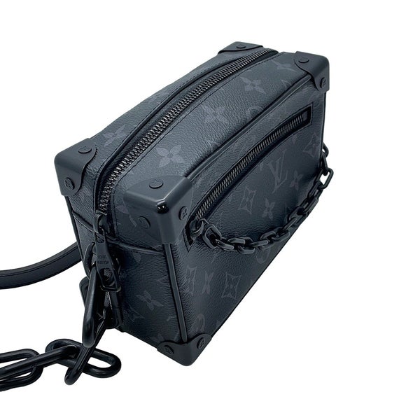 ルイヴィトン ショルダーバッグ モノグラム・エクリプス ミニ・ソフトトランク M44735 ヴィトン バッグ 黒 ブラック